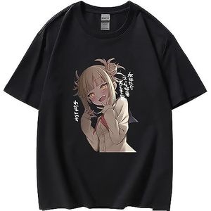 Hero T-Shirts Himiko Toga Pullover Casual Loose Top Cross My Body Tee Summer T-Shirts Toga Himiko Cute Costume overhemden(Small)