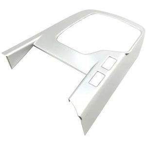 Autodecoratiestrips interieur Voor Jaguar Voor E-Tempo 2017 2018 2019 LHD Auto Styling Interieur Versnellingspook Frame Cover Trim Interieur Mouldings(Zilver)
