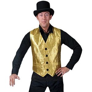 Funny Fashion Carnavalskostuum goud jaren 50 608187 maat 56-58