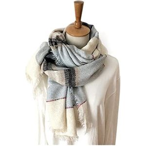 Wintersjaal Sjaals Mode Sjaal Winter plaid sjaal unisex stijl winter sjaals katoen linnen lange dames sjaals sjaal wrap mode plaid mannen sjaal zacht warm Sjaal Wraps Sjaal Cadeau(G)