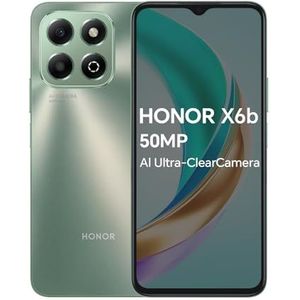 HONOR X6b - Smartphone - Groen - 5G - 4GB RAM - 128GB - 6,56 inch - 50 MP