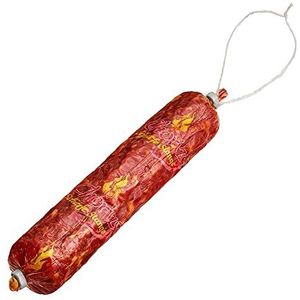 WURSTBARON® chorizo salami, extra pittige snackworst gekruid met 3 miljoen Scoville, pittige chilikruiden en een lichte rooksmaak, gemaakt in Duitsland, 190g