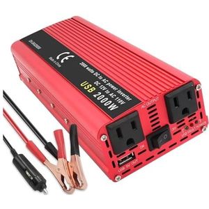 Spanningsomvormer Omvormer DC 12V Naar AC 110V 100V 120V 300W/500W/1500W/2000W Spanningsomvormer Transformator US-aansluiting Auto-sigarettenaanstekerplug(2000W)