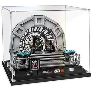Acryl vitrine voor Lego Star Wars Emperor's Throne Room Diorama 75352 Model - Stofdichte anti-UV Opbergdoos - Ideaal voor verzamelaars (2 mm transparant)