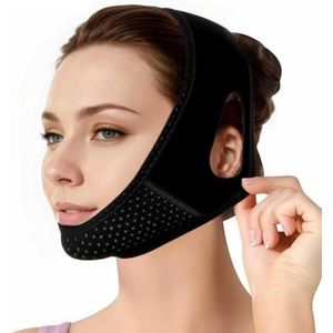 V-Line Hefmasker, herbruikbare dubbele kinverkleiner, anti-aging kinriem voor stevige opgeheven huid, dubbele kinreductiemiddel om te slapen, anti-verslapping en gezichtscontouring, verstelbaar