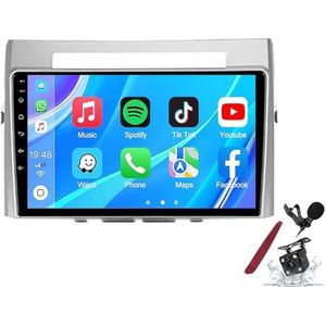 Android 14 Autoradio Sat Navi voor T-oyota Corolla Verso (2004-2009) 9 Inch Touchscreen Multimedia Speler met Draadloze Carplay GPS Navigatie FM RDS Bluetooth 5G-WiFi SWC DSP,M150s