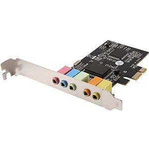 PCIe Geluidskaart PCI-E X1 8738 Chip 32/64 Bit Geluidskaart Stereo 5.1 Kanaals Desktop Ingebouwde Geluidskaart voor PC