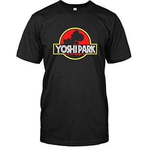 Yoshi Park T-shirt Top Tee, zwart, XL