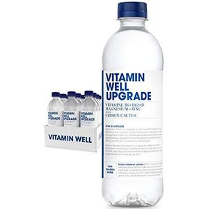 Vitamin Well - Upgrade - 500ml - 12 pakjes - Dorstlesser - Met extra vitamines (Vit D en andere) - Verfrissende drank - Zuiver bronwater - Smaak van Citroen-Cactus