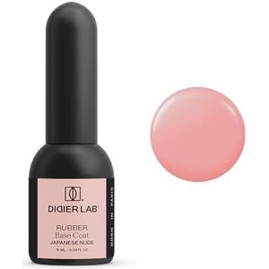 Didier Lab – Premium Rubber Base Gel Japanese Nude 10 ml – LED UV Nagellak Nude – HEMA‑ & TPO‑vrij – Onderlaag & Base Coat – 2in1 UV Gel voor Manicure