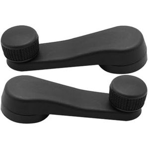 AYKANING Raamwikkelaar, raamslinger 2 stuks autoruitwikkelaar handvat 1H0837581D zwart ABS