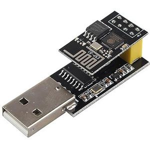 HALJIA USB naar ESP8266 seriële draadloze Wi-Fi-module Development Board + ESP-01 Adatper