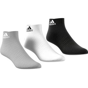 adidas Cushioned, uniseks sokken voor volwassenen, Mgreyh/wit/zwart, XXL