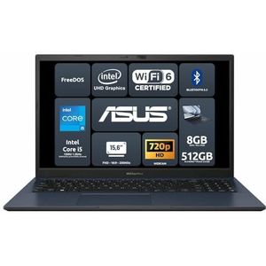 ASUS ExpertBook B1 B1502CVA-NJ0349 Intel® Core™ i5 i5-1335U Laptop 39,6 cm (15.6") Full HD 8 GB DDR4-SDRAM 512 GB SSD Wi-Fi 6 (802.11ax) Zwart
