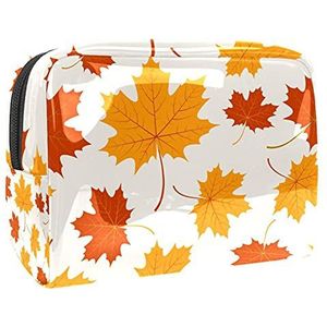 Waterdichte cosmetische tassen, tropische bladeren reizen cosmetische tassen, multifunctionele draagbare make-up tassen, reizen cosmetische tas organizer voor vrouwen, Multi kleuren 05,