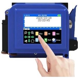 25,4 mm / 1 inch draagbare miniprinter Handheld inkjetprinter Niet-gecodeerde QR Barcode Afbeelding Logo Datumcodering Machine Afdrukken in meerdere formaten(With 1 ink)