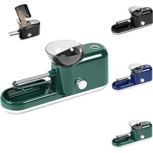 Elektronische sigarettenmachine, Automatische draagbare tabaksrollermaker, upgrade huishoudelijke kegelrolmachine met een diameter van 6,5/8 mm rookpijp(Green,6.5mm)