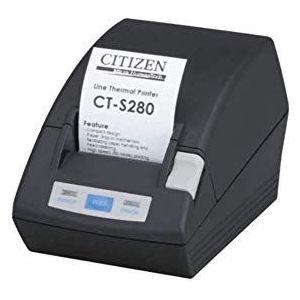 Citizen CT-S280, RS232, 203dpi, black incl.: power supply unit, CTS280RSEBK (incl.: power supply unit, order separately: interface cable, colour: black)