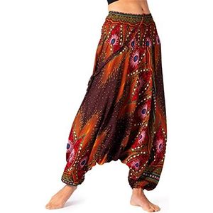 PANASIAM Aladin Pants, Peacock V26 brown red, L