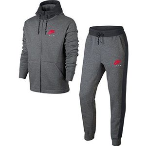 Nike Air NSW Club Trainingspak met capuchon voor heren, grijs, Grijs, S