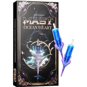 Cartridge permanente make-up naald Mast Ocean Heart 0601RL: 0,20mm 1RL (20)
