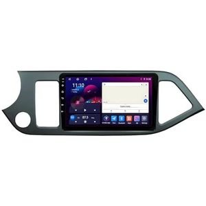 Android 14 GPS Navigation Stereo voor Kia Morning 2 picanto 2011-2017 9 Inch 2 Din Car Stereo Radio met CarPlay AHD Omgekeerd beeld Bedieningselementen op het stuur Bluetooth(A,S1 1G+32G)