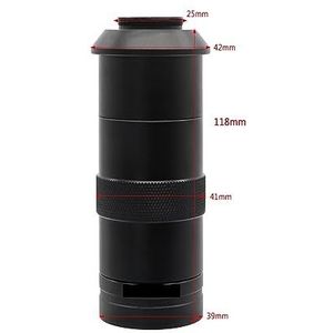 Zoomlens, varifocale lens, Industrie Video Microscoop Camera C Mount Lens 130 Veelvouden Verstelbare Vergroting Zoom 130X C-MOUNT voor industriële videoIndustriële video