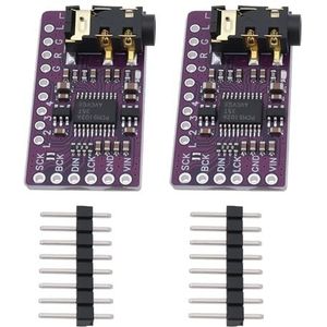 VGOL 2 stks GY-PCM5102 I2S DAC Decoder I2S Speler Compatibel met Ardu-inos Compatibel met Raspberry Pi