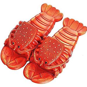 Asifn Kreeft Flip Flops Kids Slippers Zomer Grappig Dier Schattig Strand Schoenen Dames Zacht Creatief Douche Sandalen Mannen Casual Waterdicht