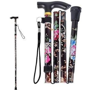 Wandelstokken, opvouwbare wandelstokken, bergstokken, wandelstokken, vakantie, in hoogte verstelbaar, antislip, licht, uniseks, aluminium, cadeau voor Vaderdag, verjaardag