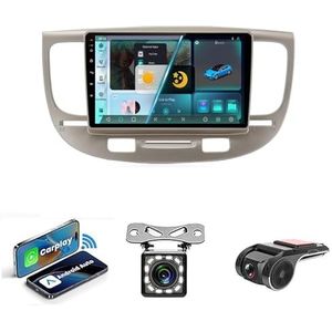 9-inch Touchscreen Autoradio Met Bluetooth Autoradio Voor Kia RiO 2 RIO2 2005-2011 Plug en Play Android 14 2Din Autoradio Radio Android Automatische Bluetooth USB RVC SWC(NF-1 WIFI 1G+32G)