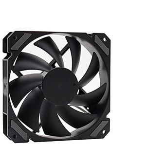 120 mm ventilator zwart PWM 4PIN 12V DC Case fans for processor Koeler waterkoeling computer chassis stille high air volume ventilador (Blade Color : 1 Fan)
