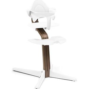 Stokke - Nomi Stoel - Walnoot/Wit - Inclusief Babyset Wit