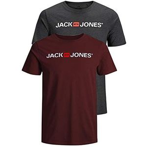 Jack & Jones T-shirt voor heren, set van 3 stuks, L