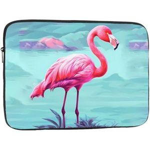 Roze Flamingos Laptop Case Laptop Sleeve Laptop Tas Shockproof Beschermende Aktetas Dragen Laptop Cover 15 inch