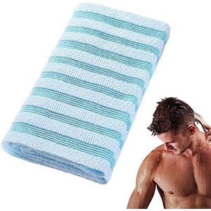Exfolieer washandje - Body Exfoliator Scrub Handdoek - Washandje voor lichaam en rug met goede flexibiliteit voor dames heren volwassenen, kerstverjaardagscadeau Qiongni