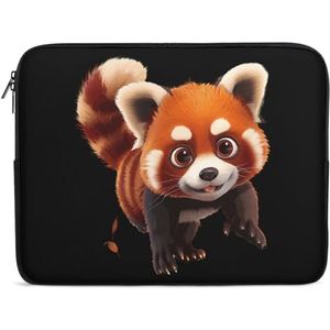 Cartoon Rode Panda Laptop Sleeve Bag Shockproof Notebook Computer Pocket Tablet Draaghoes