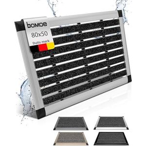 Bomoe - Alu-vloermat - Zwart - Aluminium - Voor Buiten- en Binnengebruik