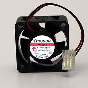 KDE0504PKV2 DC5V 0.6W 4020 4CM 2-wire power supply chassis ultra-quiet cooling fan
