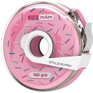 Navulrol voor nagelvijl, 80 vijlen op rol, korrel 180, wit