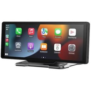 10,26 inch Carplay MP5-speler Draagbare BT Touch Srceen Draadloze Carplay Android Auto Autoradio Geschikt for Apple of Android Video Stereo(10.26inch Player)