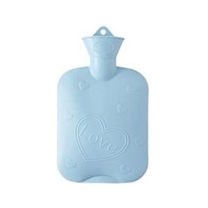 DieffematicRSD Warmwaterkruik Waterinjectie Rubber Warmwaterkruik Dikke Warmwaterkruik Winter Warmwaterzak Hand Voeten Warmer Waterfles (Color : Blue)