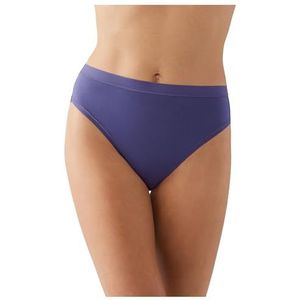 Wacoal Understated Cotton Hi-Cut Brief Panty voor heren en dames, Skipper blauw, M