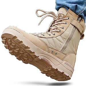 Mannen Woestijn Tactische Militaire Laarzen Werken Safty Schoenen Combat Laarzen Outdoor Wandelschoenen
