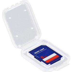 Plastic Transparante Standaard SD SDHC Geheugenkaart Case Houder Box Opslag