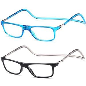NEW VISION - NV2904 - Magnetische Leesbrillen - 2-pack - Voor Mannen en Vrouwen