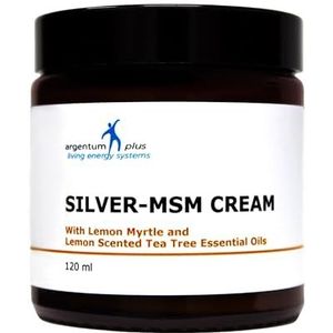 Zilver-MSM Crème met Citroenmirte en Citroengeurende Theeboom - 120 ml