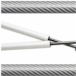 Kleppen Voor Suzuki Voor Ignis Voor Swift MF FF21S 2016-2024 Hatchback Kofferbakliftsteunen Gasveerstang Schokdemper 81850M66R00 Achterklepstutten Gasdrukdemper(Silver carbonfiber)
