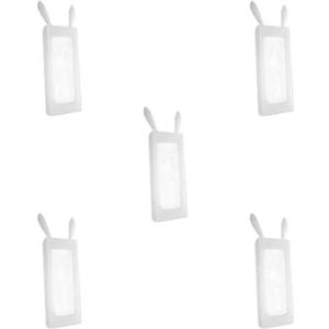 5 set Konijn TV Afstandsbediening Cover Siliconen Clear Protector Case Cover Skin TV Airconditioning Afstandsbediening Case Type 02