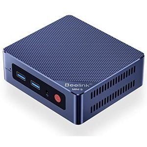 Beelink MINI-S12 Mini PC, 12th Gen Intel Alder Lake-N95 Processor (up to 3.40GHz) Mini Computer, 16GB RAM 512GB SSD Windows 11 Home Business Mini Desktop PC, Dual HDMI/WiFi 5/BT4.2/2.5G LAN